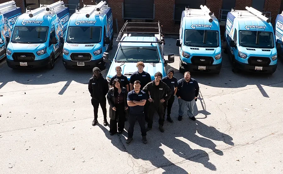 Century Garage Door Service repair team on a job site