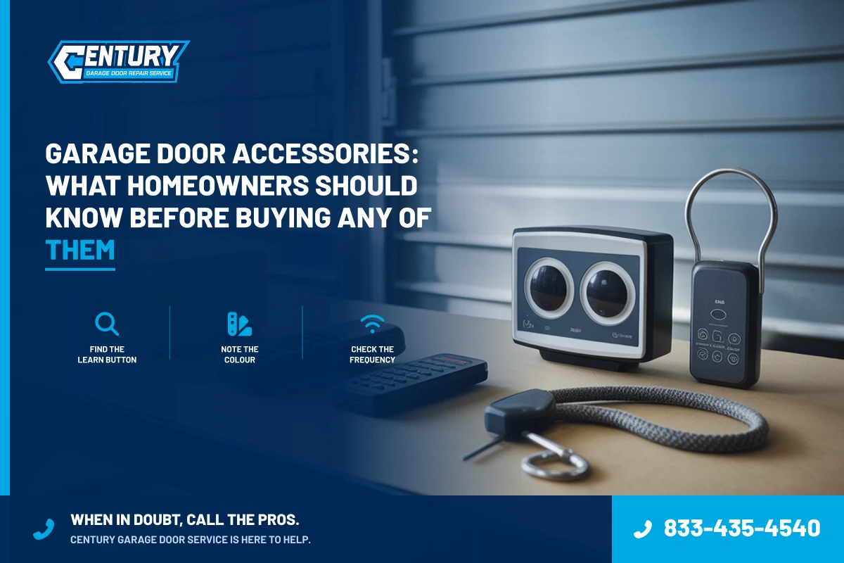 Reliable Garage Door Repair & Installation Services 15 Garage Door Accessories: What Homeowners Should Know Before Buying Any of Them - Century Garage Door Service