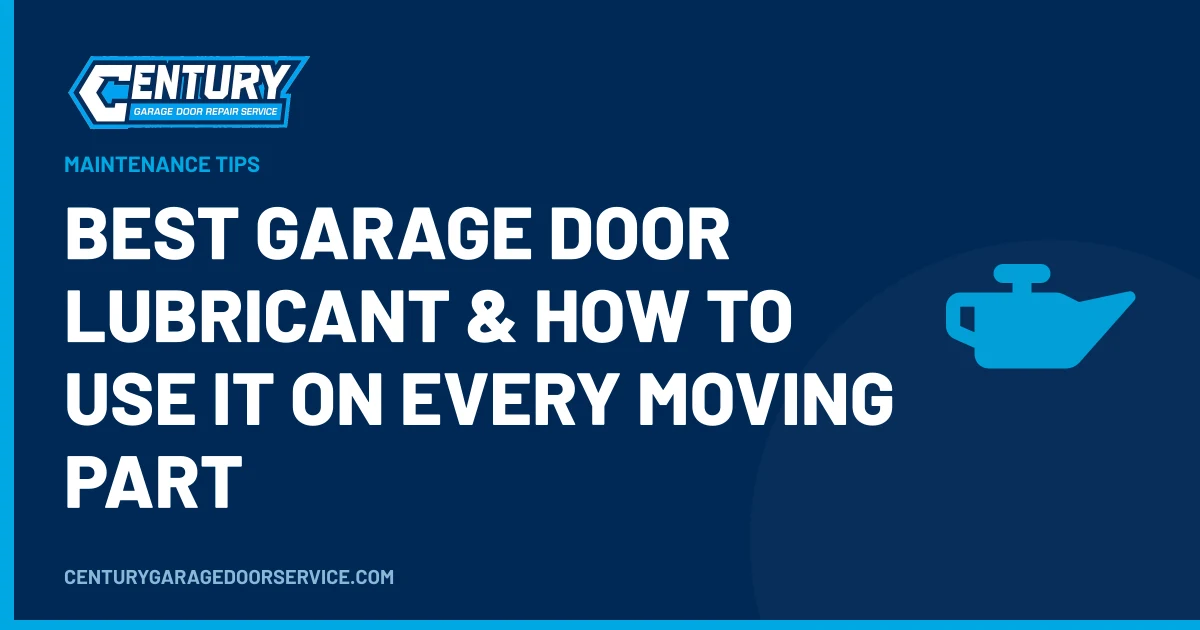 Reliable Garage Door Repair & Installation Services 14 Best Garage Door Lubricant & How to Use It on Every Moving Part - Century Garage Door Service