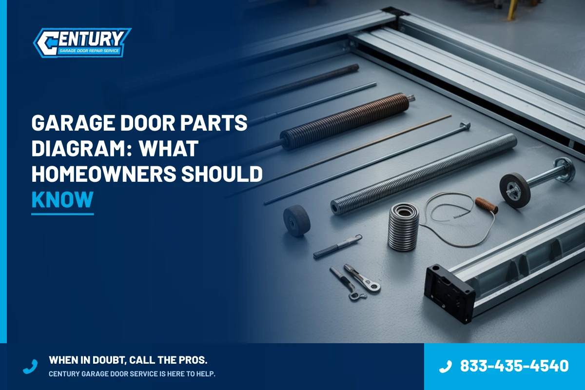 Garage Door Parts Diagram: What Homeowners Should Know - Century Garage Door Service