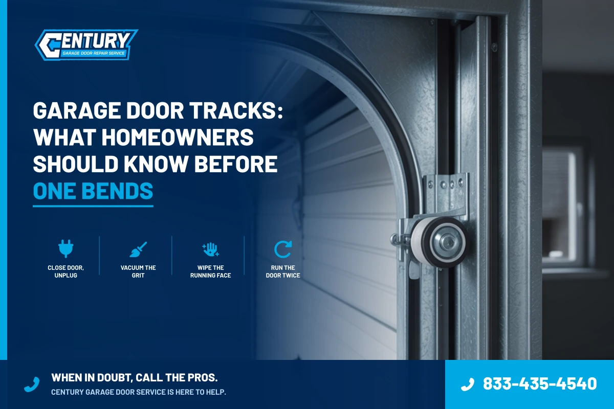Reliable Garage Door Repair & Installation Services 15 Garage Door Tracks: What Homeowners Should Know Before One Bends - Century Garage Door Service