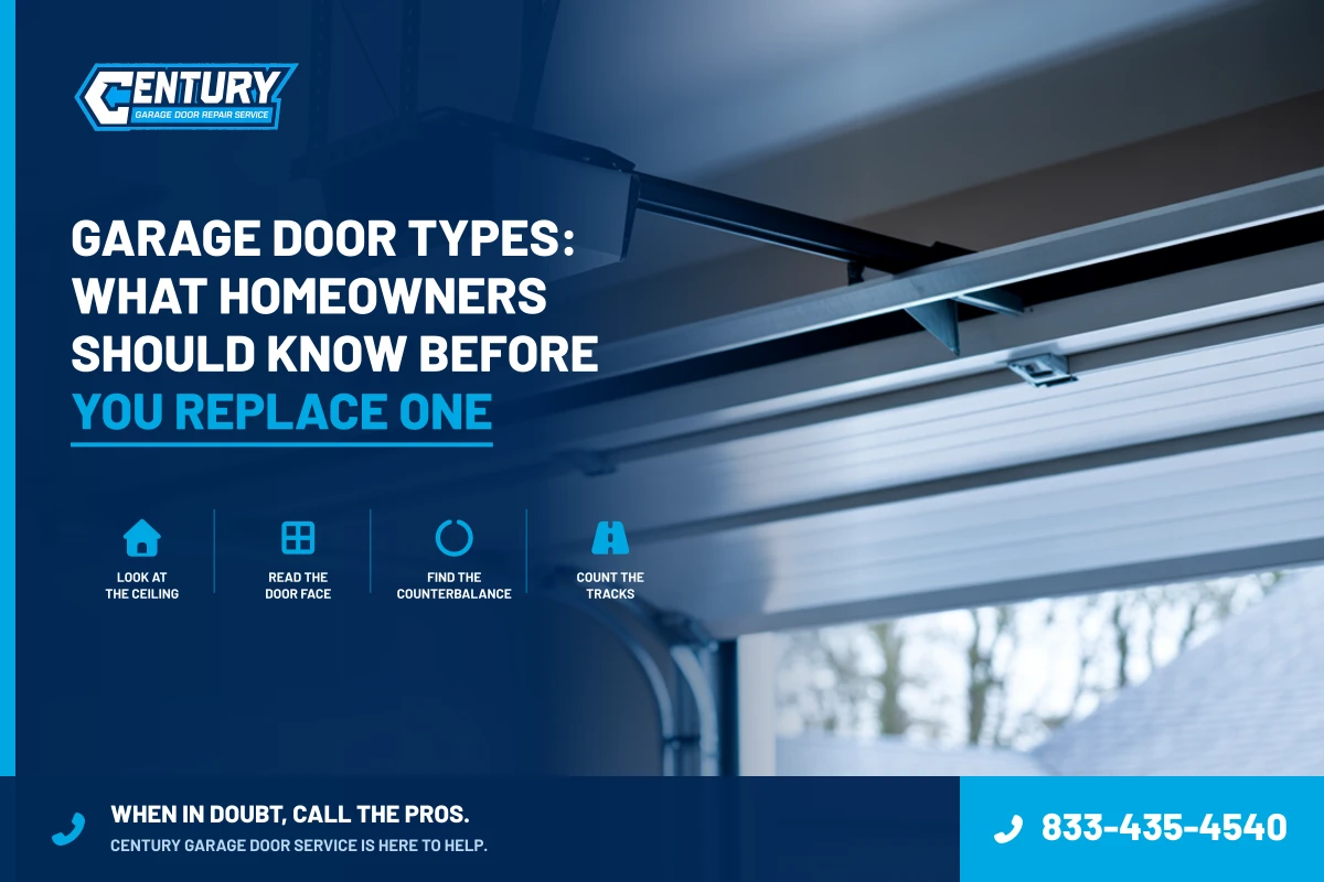 Garage Door Types: What Homeowners Should Know Before You Replace One - Century Garage Door Service