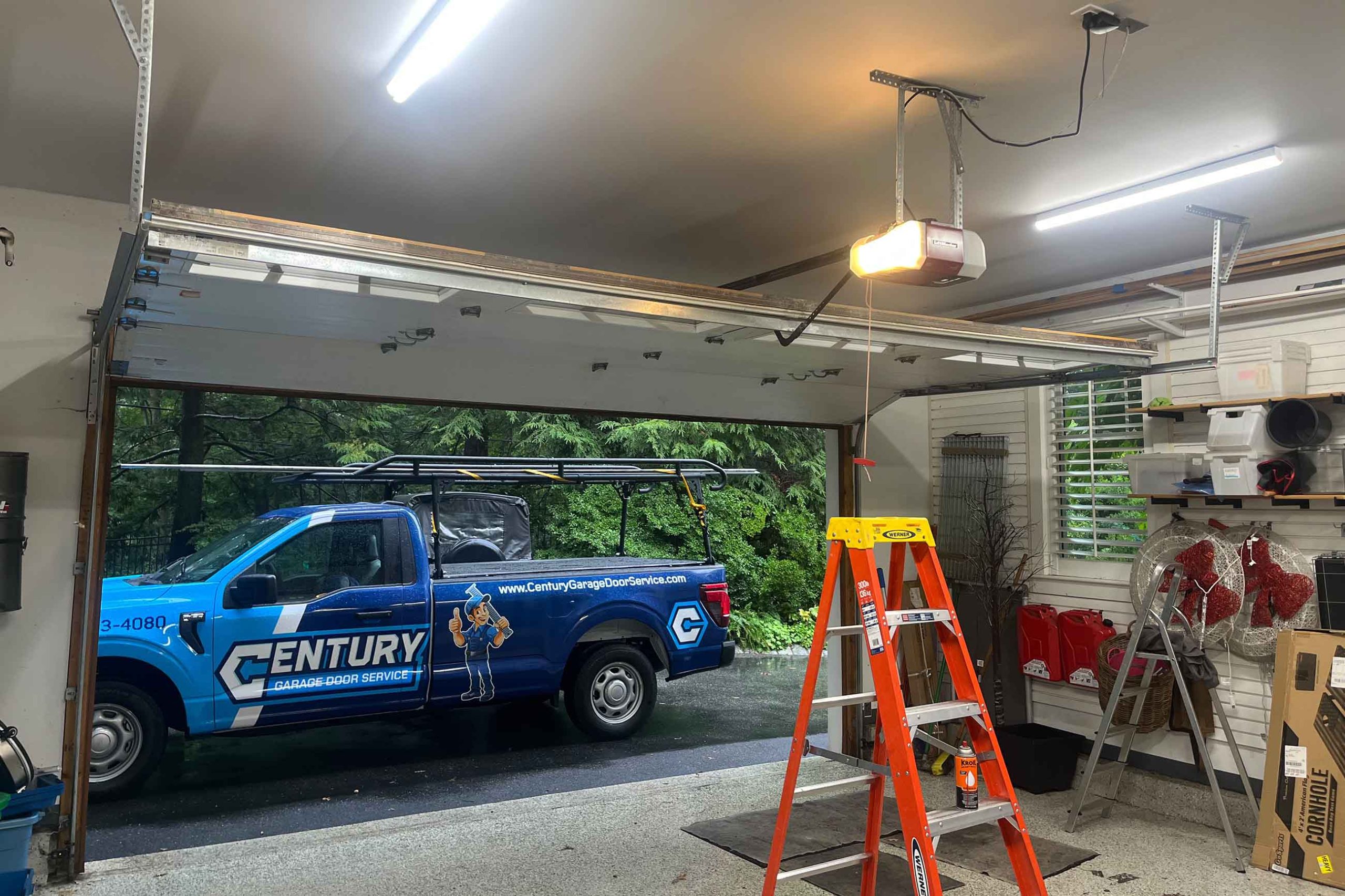 Century Garage Door technician at work
