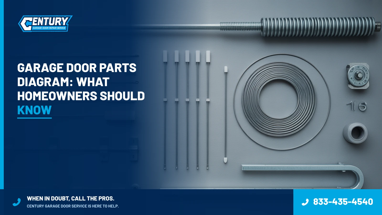 Garage Door Parts Diagram: What Homeowners Should Know - Century Garage Door Service