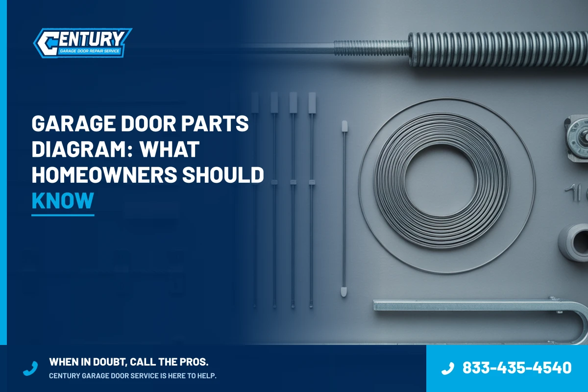 Garage Door Parts Diagram: What Homeowners Should Know - Century Garage Door Service