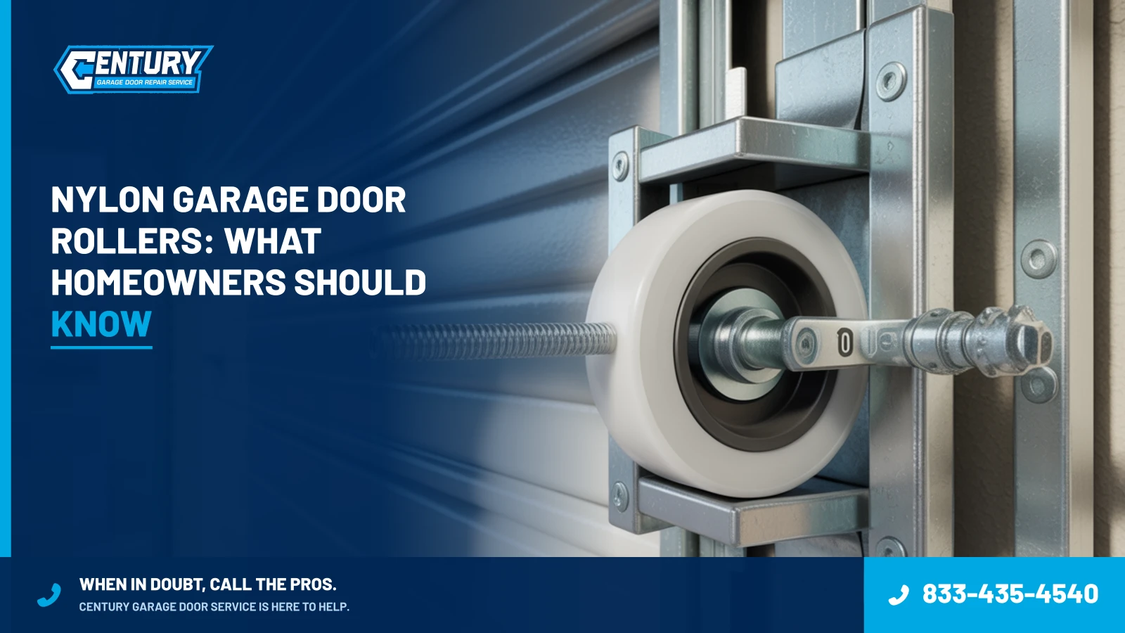Nylon Garage Door Rollers: What Homeowners Should Know - Century Garage Door Service